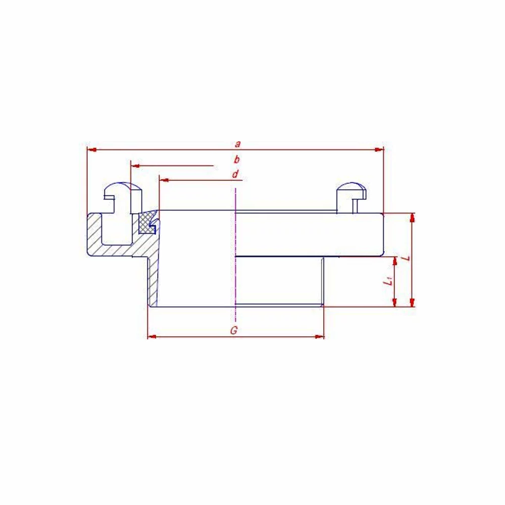 Stabilna spojnica fi 75 mm "B", vanjski navoj 3" - Image 3