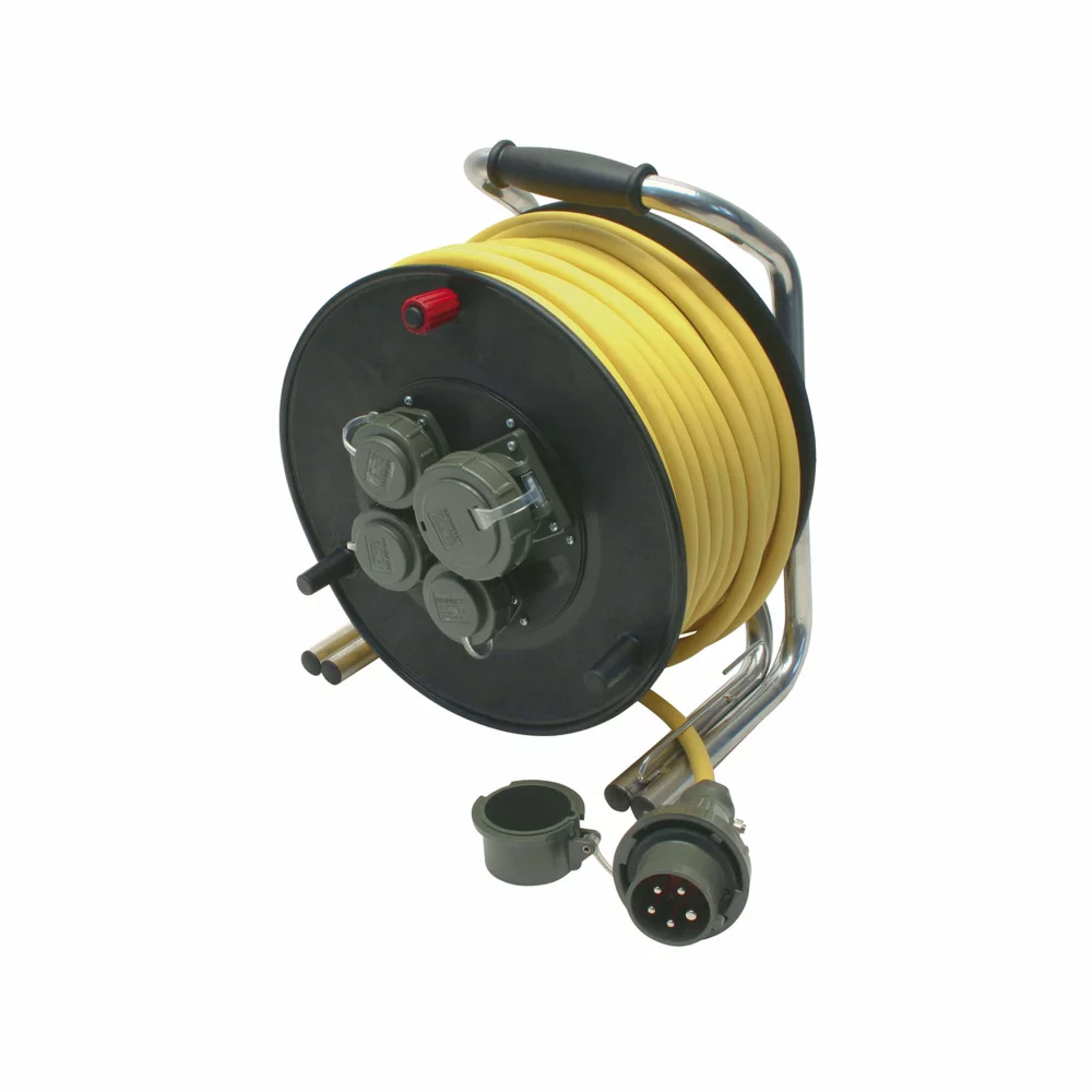 Produžni kabl za napajanje sa zavojnicom 230 V/400 V, 16 A DIN 14680, 50 m